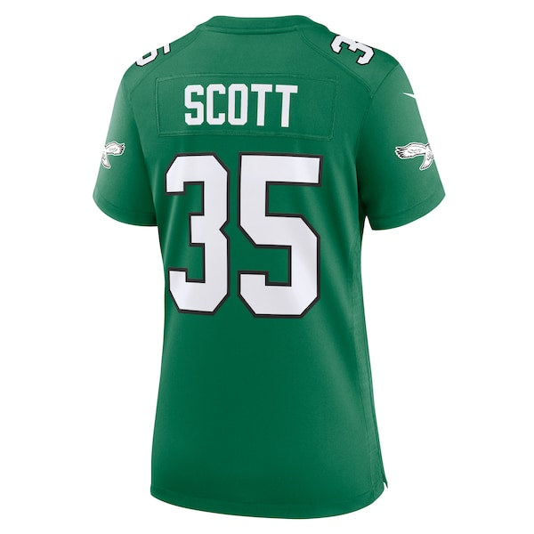 Boston Scott Philadelphia Eagles Nike Women's Alternate Game Jersey - Kelly Green - Image 3