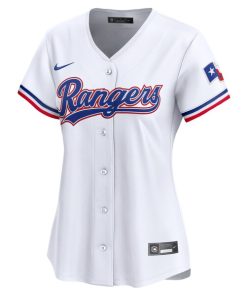 Alternative view of Texas Rangers Nike Women's Home Limited Jersey - White