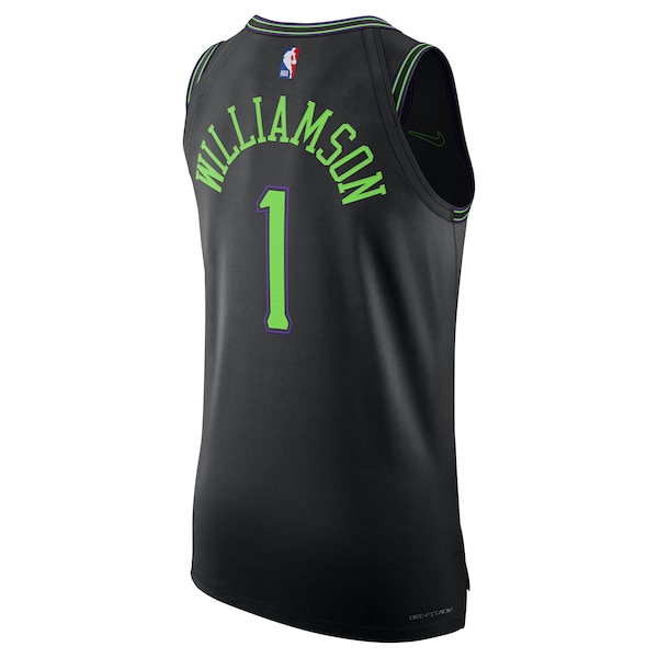 Nike Zion Williamson New Orleans Pelicans Authentic Jersey - City Edition - Black - Image 3