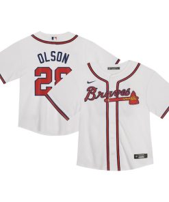 Matt Olson Atlanta Braves Nike Toddler  Game Jersey - White
