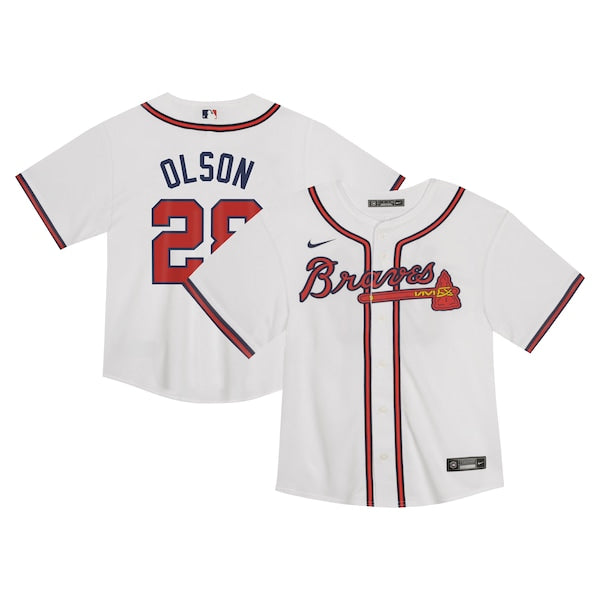 Matt Olson Atlanta Braves Nike Toddler Game Jersey - White