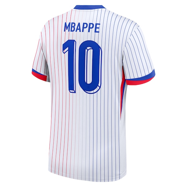 Kylian Mbappe France National Team Nike Youth 2024 Away Replica Jersey - White - Image 4