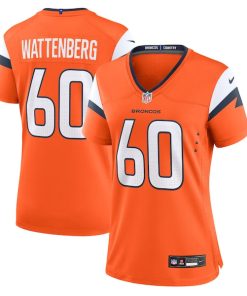 Luke Wattenberg Denver Broncos Nike Women's Team Game Jersey -  Orange
