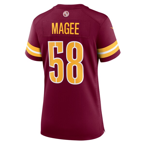 Jordan Magee Washington Commanders Nike Women's Game Jersey - Burgundy - Image 4