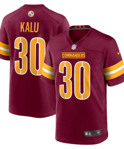 Joshua Kalu Washington Commanders Nike  Game Jersey - Burgundy