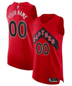 Toronto Raptors Nike 2020/21 Authentic Custom Jersey Red - Icon Edition