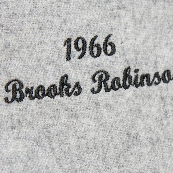 Brooks Robinson Baltimore Orioles Cooperstown Collection 1966 Authentic Jersey - Gray - Image 4