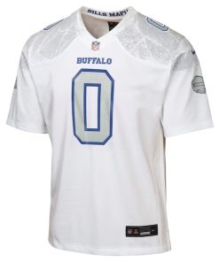 Alternative view of Keon Coleman Buffalo Bills Nike Youth 2025 Rivalries Collection Game Jersey - White
