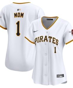 Pittsburgh Pirates Nike Women's #1 Mom Home Limited Jersey - White