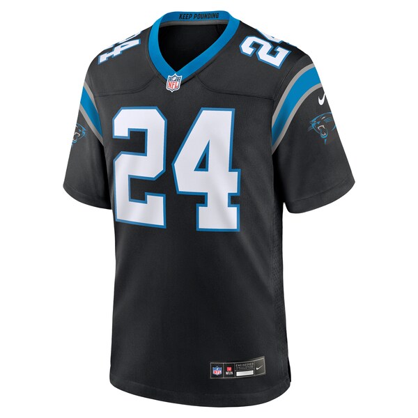 Jonathon Brooks Carolina Panthers Nike Game Jersey - Black - Image 3