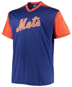 Alternative view of Mike Piazza New York Mets Cooperstown Collection Replica Player Jersey - Royal/Orange