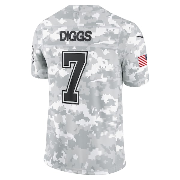 Trevon Diggs Dallas Cowboys Nike 2024 Salute to Service Limited Jersey - Arctic Camo - Image 3