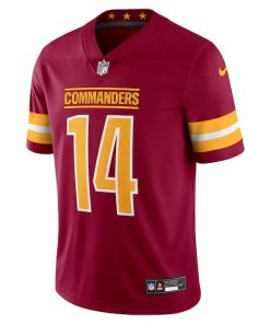 Alternative view of Sam Howell Washington Commanders Nike  Vapor Untouchable Limited Jersey - Burgundy