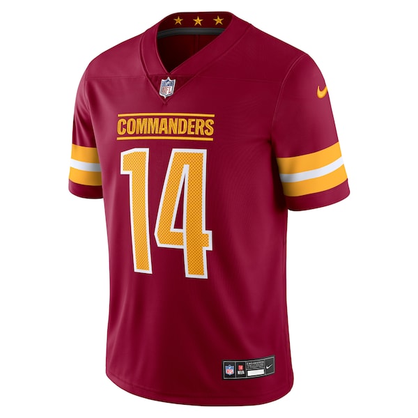 Sam Howell Washington Commanders Nike Vapor Untouchable Limited Jersey - Burgundy - Image 2