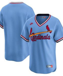 St. Louis Cardinals Nike Cooperstown Collection Limited Jersey - Light Blue