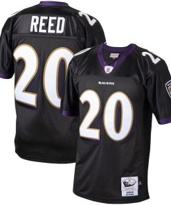 Ed Reed Baltimore Ravens 2004 Authentic Throwback Retired Player Jersey - Black