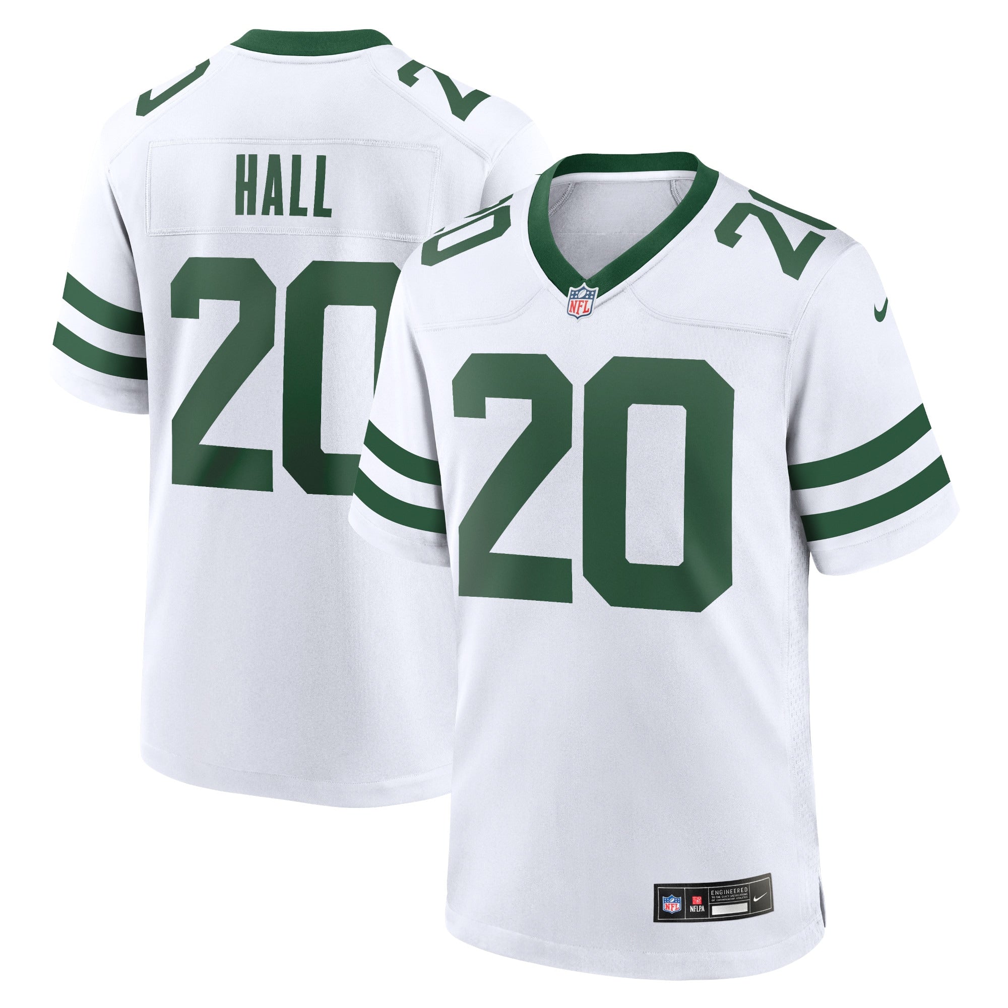 Breece Hall New York Jets Nike Player Game Jersey - Green/White - Image 5