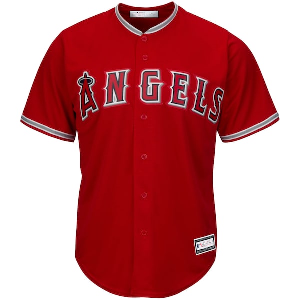 Mike Trout Los Angeles Angels Big & Tall Replica Player Jersey - Red - Image 2