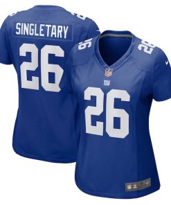 Alternative view of Devin Singletary New York Giants Nike Women's  Game Jersey -  Royal/Red