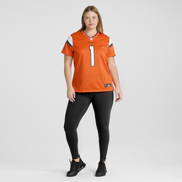 Evan Engram Denver Broncos Nike Women's Team Game Jersey - Orange - Image 7