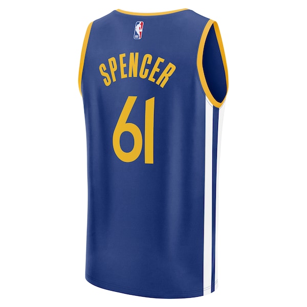 Pat Spencer Golden State Warriors Fast Break Replica Player Jersey - Icon Edition - Royal - Image 3