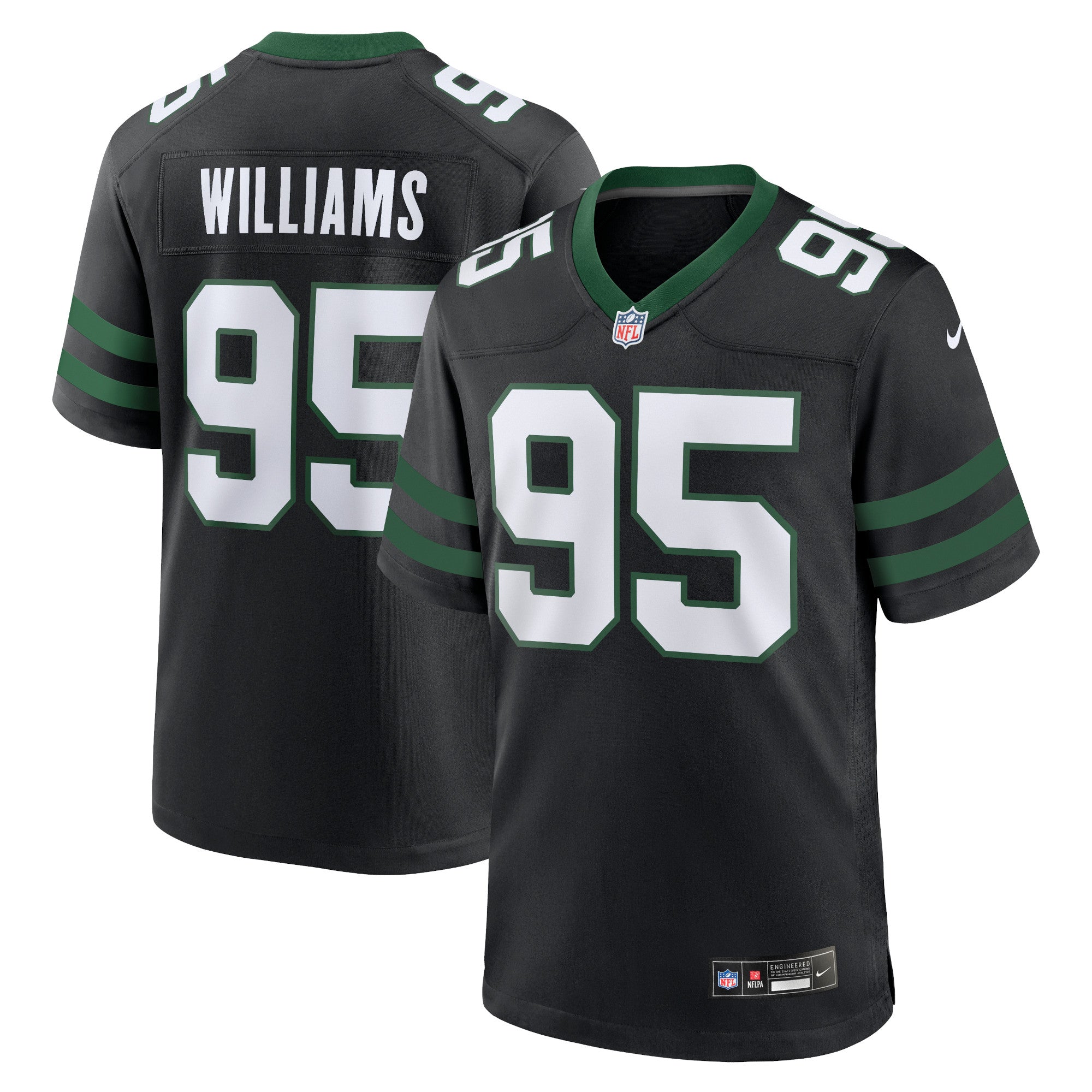 Quinnen Williams New York Jets Nike Game Jersey - Legacy Green/Black - Image 6