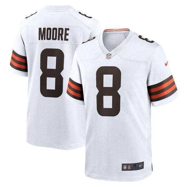 Elijah Moore Cleveland Browns Nike Team Game Jersey - White/Brown - Image 2