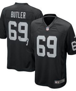 Adam Butler Las Vegas Raiders Nike Team Game Jersey -  Black