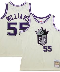 Jason Williams Sacramento Kings  Chainstitch Swingman Jersey - Cream
