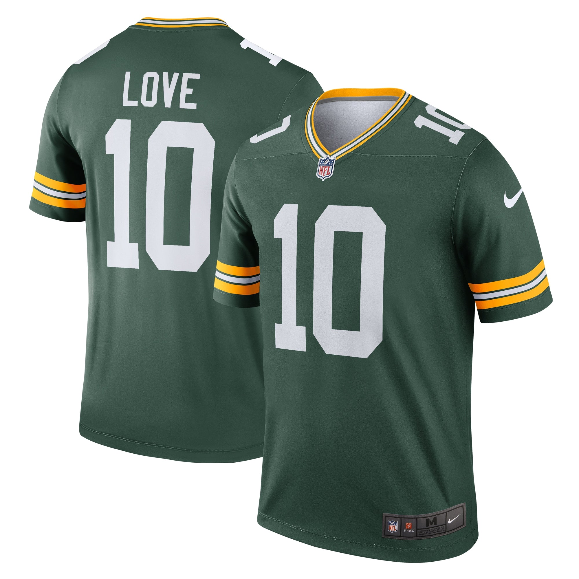 Jordan Love Green Bay Packers Nike The 1923 Classic Legend Player Dri-FIT Top - Navy/Green - Image 5