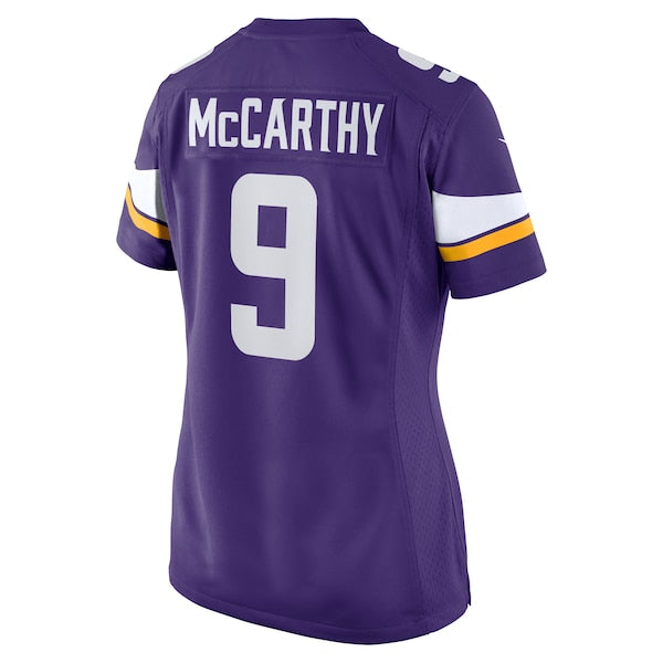 J.J. McCarthy Minnesota Vikings Nike Women's 2024 NFL Draft First Round Pick Player Game Jersey - Purple - Image 2