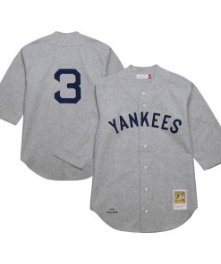 Babe Ruth New York Yankees Cooperstown Collection 1929 Authentic Jersey - Gray