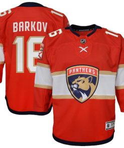 Aleksander Barkov Florida Panthers Youth Home Captain Replica Player Jersey - Red