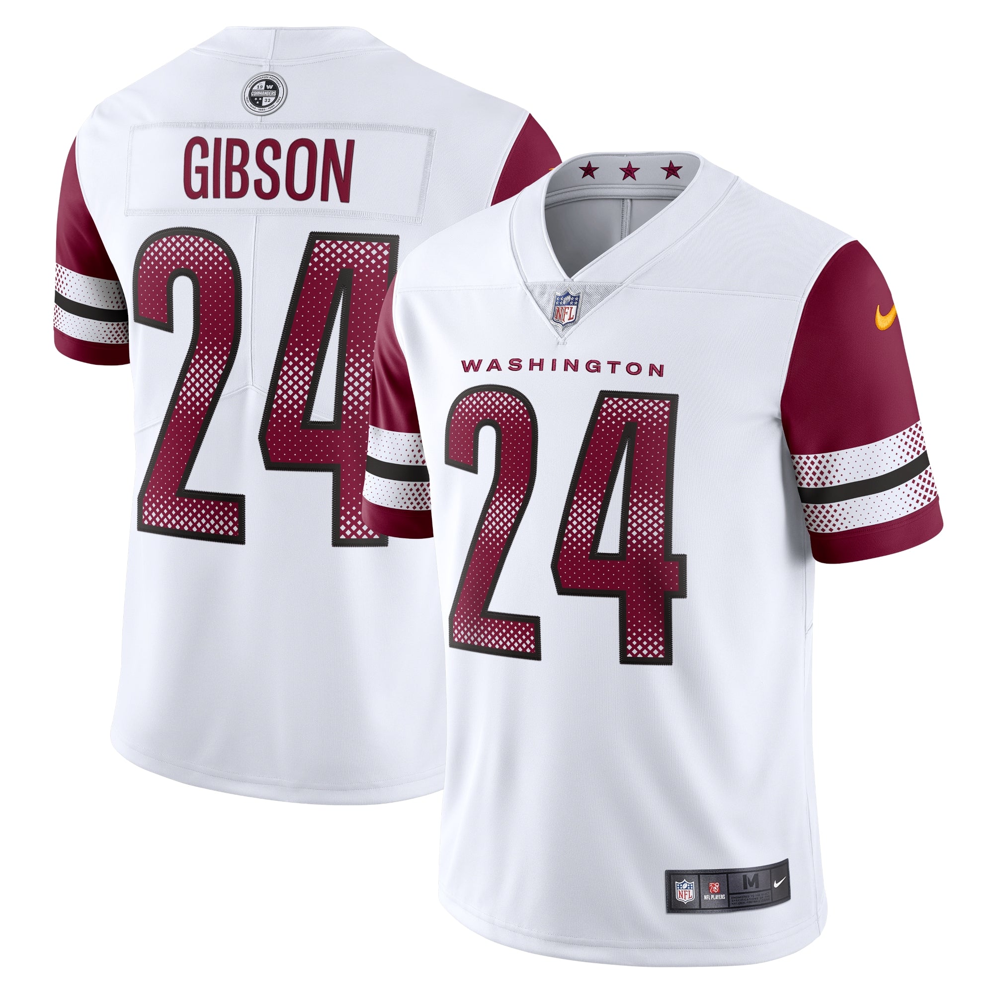 Antonio Gibson Washington Commanders Nike Vapor Limited Jersey - Burgundy/Black/White - Image 3