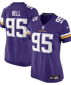 Travis Bell Minnesota Vikings Nike Women's  Game Jersey -  Purple