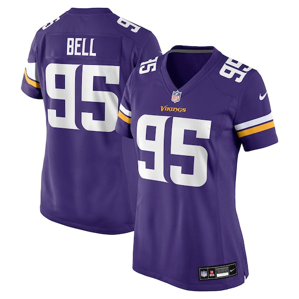 Travis Bell Minnesota Vikings Nike Women's Game Jersey - Purple