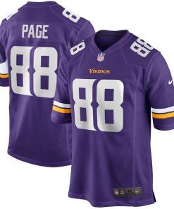 Alan Page Minnesota Vikings Nike Game Retired Player Jersey - Purple