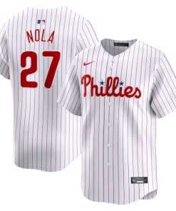 Aaron Nola Philadelphia Phillies Nike Home Limited Player Jersey - White