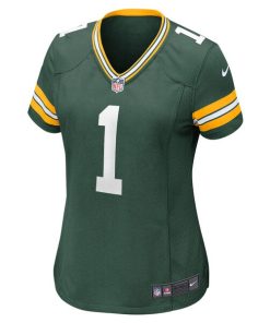 Alternative view of Number 1 Mom Green Bay Packers Nike Women's Game Jersey - Green