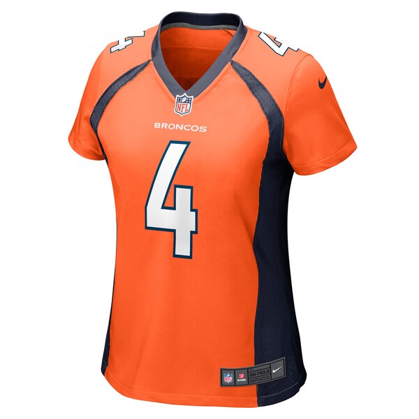 Jarrett Stidham Denver Broncos Nike Women's Game Player Jersey - Orange - Image 2