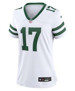 Alternative view of Garrett Wilson New York Jets Nike Women's Player Jersey - White