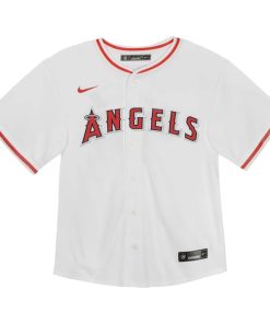 Alternative view of Los Angeles Angels Nike Preschool Home Game Jersey - White