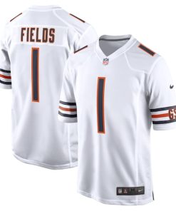 Justin Fields Chicago Bears Nike Youth Game Jersey - White