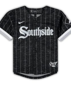 Alternative view of Tim Anderson Chicago White Sox Toddler Nike City Connect Replica Player Jersey - Black