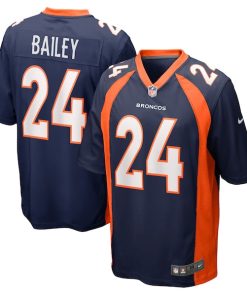 Alternative view of Champ Bailey Denver Broncos Nike Retired Player Jersey - Navy/Orange
