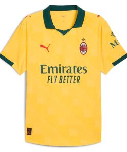 Alternative view of AC Milan Puma 2025/26 Third Authentic Jersey - Yellow