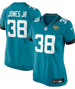 Velus Jones Jr. Jacksonville Jaguars Nike Women's  Game Jersey -  Teal