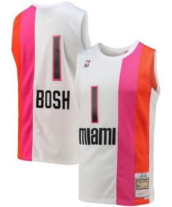 Chris Bosh Miami Heat 2001/02 Hardwood Classics Swingman Jersey - White