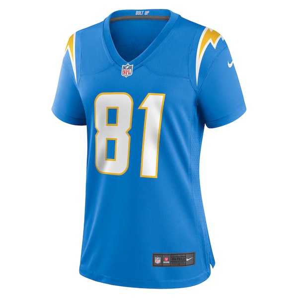 Will Dissly Los Angeles Chargers Nike Women's Game Jersey - Powder Blue - Image 2