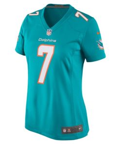 Alternative view of Jason Sanders Miami Dolphins Nike Women's Game Jersey - Aqua